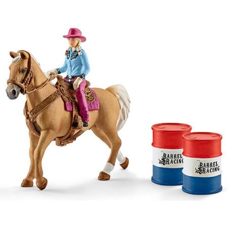 Schleich Barrel racing met cowgirl 41417