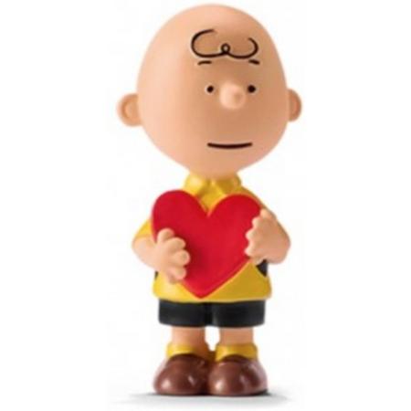 Snoopy Peanuts - Charlie Brown met hart - 5,5 cm hoog