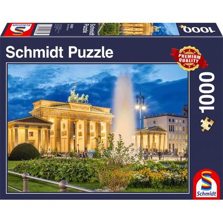 Brandenburger Tor, Berlijn, 1000 stukjes Puzzel