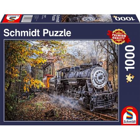 Fascinerend treinspoor, 1000 stukjes Puzzel