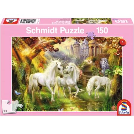 Schmidt Puzzel -  Het Bos Van De Eenhoorns
