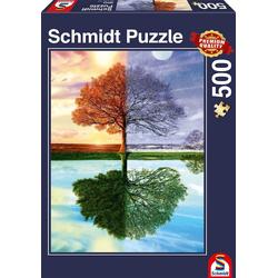 The seasons tree, 500 pcs Legpuzzel