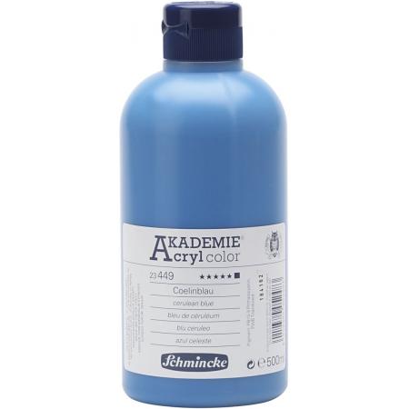 Schmincke AKADEMIE® Acryl color, opaque, 500 ml, cerulean blue (449)