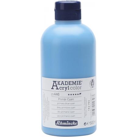 Schmincke AKADEMIE® Acryl color, opaque, 500 ml, primary blue cyan (446)