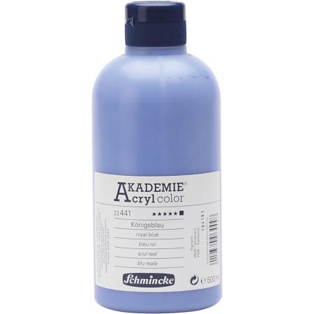 Schmincke AKADEMIE® Acryl color, opaque, 500 ml, royal blue (441)