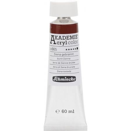 Schmincke AKADEMIE® Acryl color, opaque, 60 ml, burnt sienna (665)