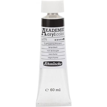 Schmincke AKADEMIE® Acryl color, opaque, 60 ml, lamp black (771)