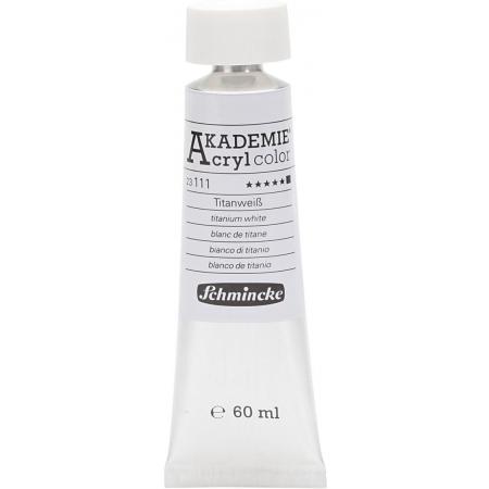 Schmincke AKADEMIE® Acryl color, opaque, 60 ml, titanium white (111)