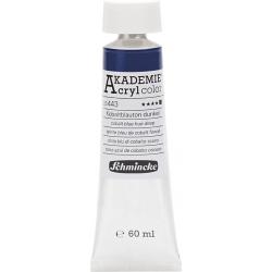 Schmincke AKADEMIE® Acryl color, opaque, good fade resistant, 60 ml, cobalt blue hue deep (443)