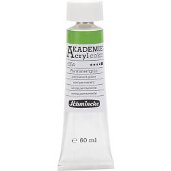 Schmincke AKADEMIE® Acryl color, opaque, good fade resistant, 60 ml, permanent green (554)