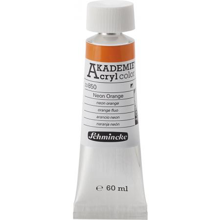 Schmincke AKADEMIE® Acryl color, semi-opaque, 60 ml, neon orange (850)