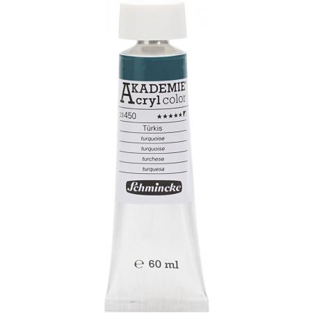 Schmincke AKADEMIE® Acryl color, semi-opaque, 60 ml, turquoise (450)