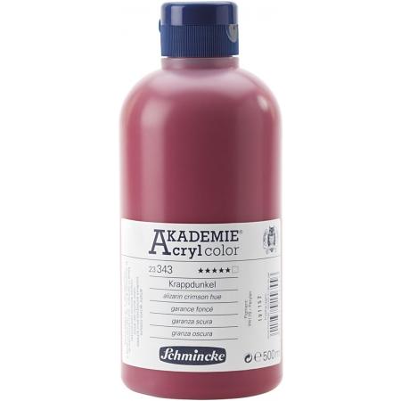 Schmincke AKADEMIE® Acryl color, transparent, 500 ml, alizarin crimson hue (343)