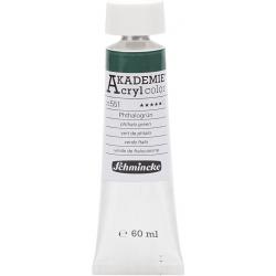 Schmincke AKADEMIE® Acryl color, transparent, 60 ml, phthalo green (551)