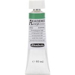 Schmincke AKADEMIE® Acryl color, transparent, 60 ml, phthalo green light (553)