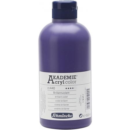 Schmincke AKADEMIE® Acryl color, transparent, good fade resistant, 500 ml, brilliant violet (440)