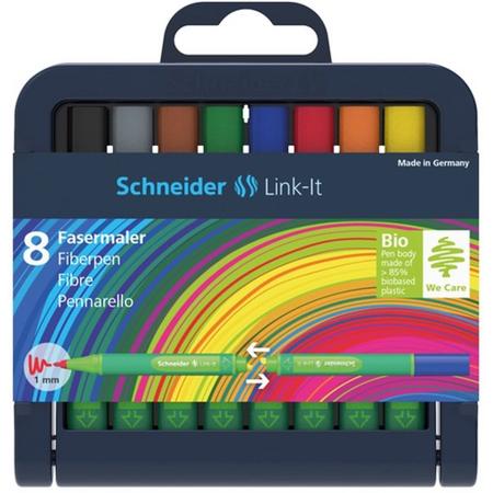 viltstift Schneider Link-It 1,0mm assorti 8 stuks