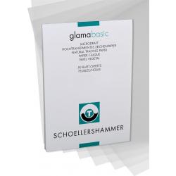 Schoellershammer Glama transparant papier, A3, 110 g/m², blok van 50 vel 10 stuks