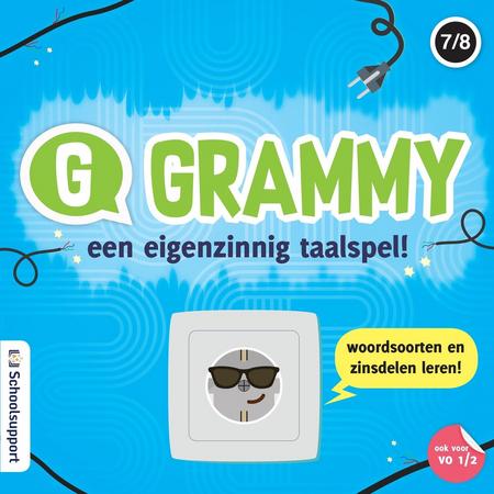 Grammy - woordsoorten en zinsdelen leren - groep 7, 8 en VO - doos met 4 spelletjes