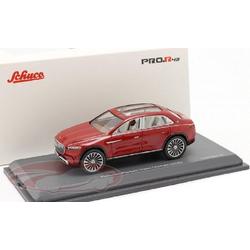 Mercedes-Benz Maybach Vision Ultimate Luxury Rood Metallic 1:43 Schuco Pro.R43 Limited 500 Pieces
