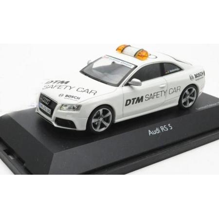 Audi RS5 - Safety Car Limited Edition 1/1000 (Wit) (10 cm) 1/43 Schuco - Modelauto - Schaalmodel - Model auto - Miniatuurautos - Miniatuur auto