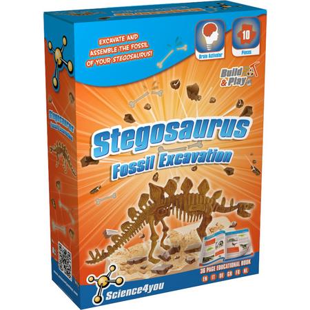 Science 4 You Stegosaurus Fossil Excavation - Experimenteerset
