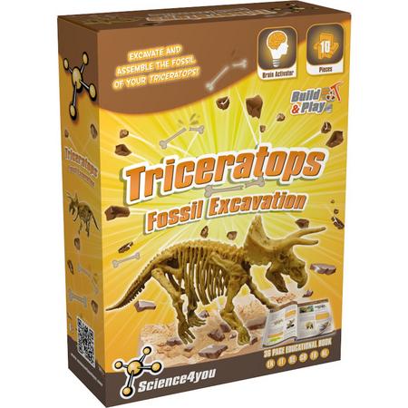 Science 4 You Triceratops Fossil Excavation - Experimenteerset