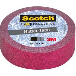 EXPRESSIONS GLITTER TAPE ROZE