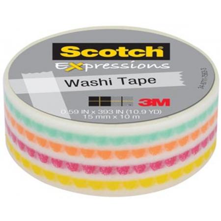 Scotch®  Expressions Tape Refill Funky, 15mm x 10m