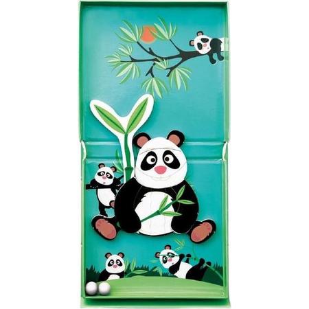Scratch Magneetspel Panda 2-in-1 15,5 Cm Staal Groen 15-delig
