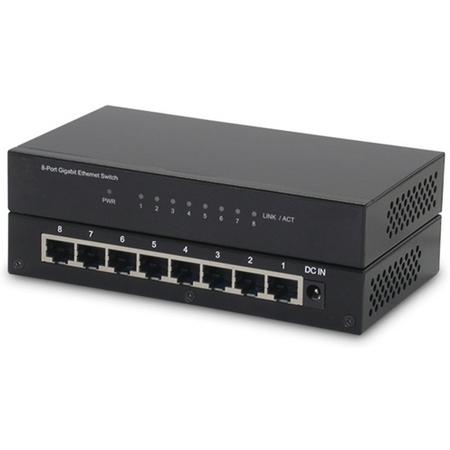 Secomp 21.14.3521 netwerk-switch Gigabit Ethernet (10/100/1000) Zwart