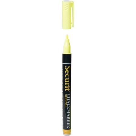 Gele krijtstift ronde punt 1-2 mm