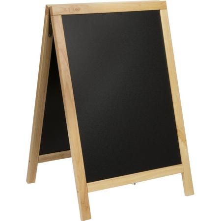Stoepbord klein deluxe - 55x85cm - blank