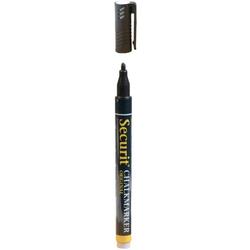 Zwarte krijtstift ronde punt 1-2 mm