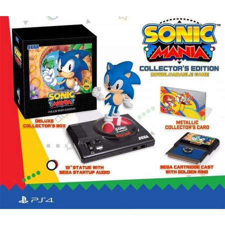 Sonic Mania Collectors Edition (German outer Sleeve, English inner carton/EFIGS IN Game) /PS4