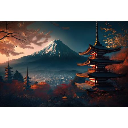 Mount Fuji Japan Modern Art Canvas 50 x 70