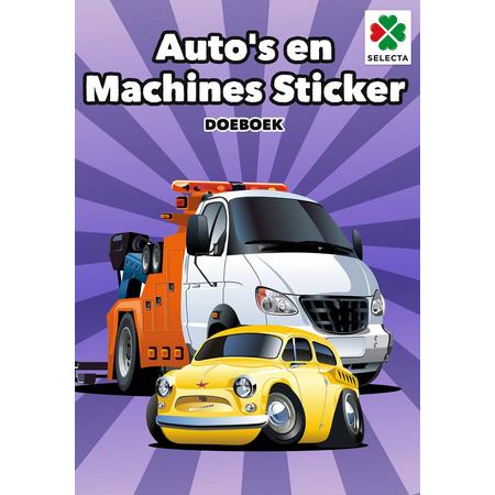Autos en Machines Sticker Doeboek