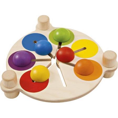 Selecta Spielzeug Activiteitenspeelgoed Kleuren Junior 19 Cm Hout Naturel