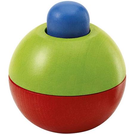 Selecta Spielzeug Speelbal Junior 9 Cm Hout Blauw/groen/rood