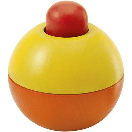 Selecta Spielzeug Speelbal Junior 9 Cm Hout Rood/geel/oranje