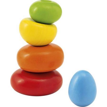 Selecta Spielzeug Stapeltoren Wackel-steine Junior 11,5 Cm Hout 5-delig