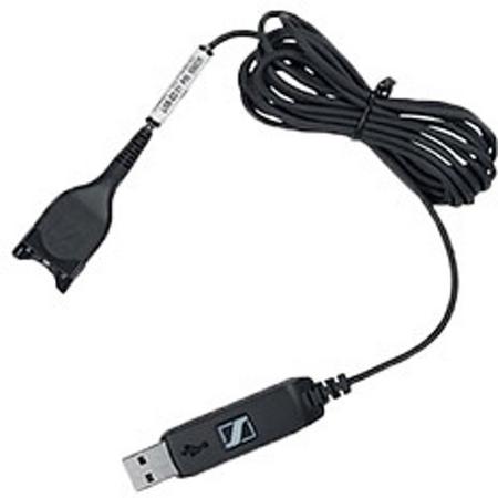 Sennheiser USB-ED 01 Easy Disconnect USB Zwart kabeladapter/verloopstukje