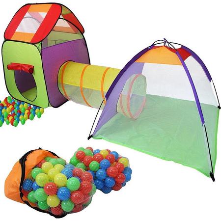 Sens Design Speeltent Pop up - Ballenbad voor binnen en buiten met 200 ballen
