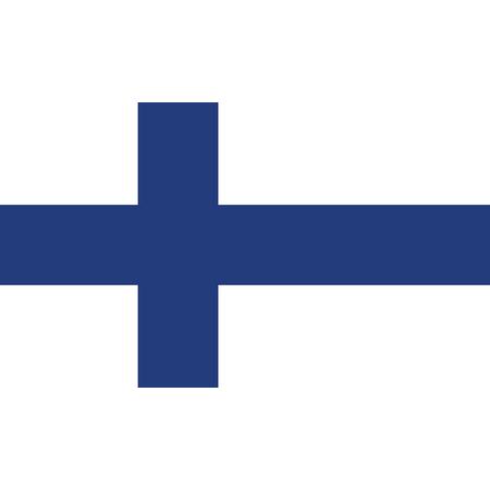 Senvi Printwear - Flag Finland - Grote Finland vlag - Gemaakt Van 100% Polyester - UV & Weerbestendig - Met Versterkte Mastrand - Messing Ogen - 90x150 CM - Fair Working Conditions