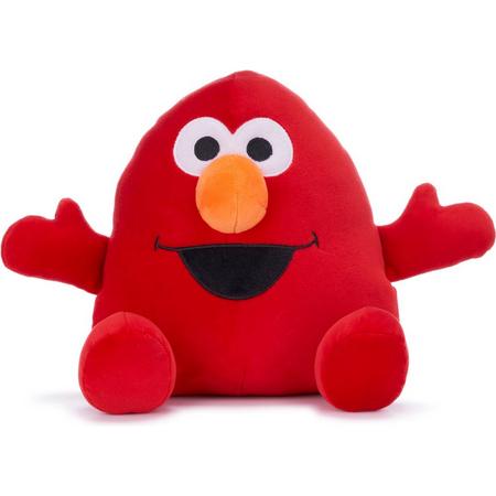 Sesamstraat - Squashy Elmo knuffel - 21 cm - Pluche