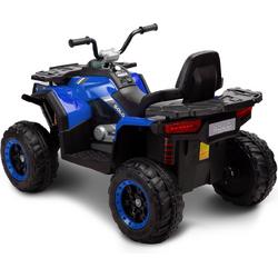 Elektrische kinderauto ATV SOLO blauw, met afstandsbediening