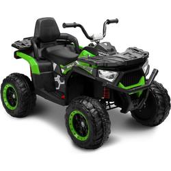 Elektrische kinderauto ATV SOLO groen, met afstandsbediening