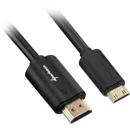 Kabel Sharkoon HDMI - mini HDMI 4K 2m zwart