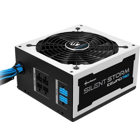 Sharkoon SilentStorm Icewind 750W 750W ATX Zwart, Wit power supply unit