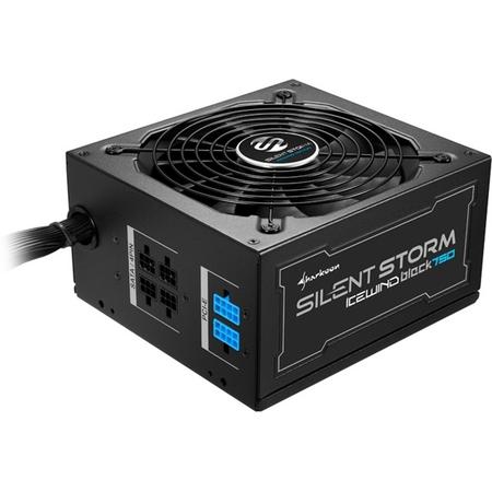 Sharkoon SilentStorm Icewind Black 750W ATX Zwart power supply unit